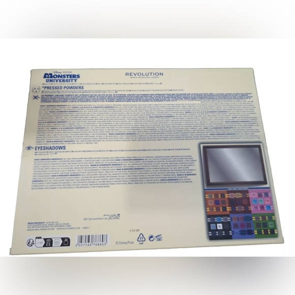 Disney/Pixar NWOT Monsters University Fraternity Revolution Makeup Palette - Picture 3 of 6